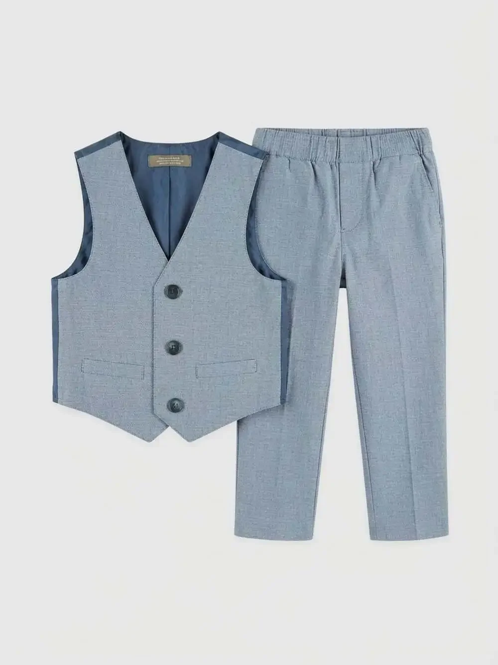Van Heusen Vest And Pants Set Size 24M Blue
